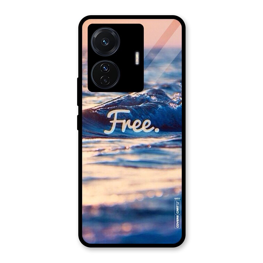 Set Yourself Free Glass Back Case for Vivo T1 Pro