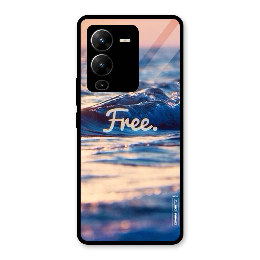 Set Yourself Free Glass Back Case for Vivo V25 Pro