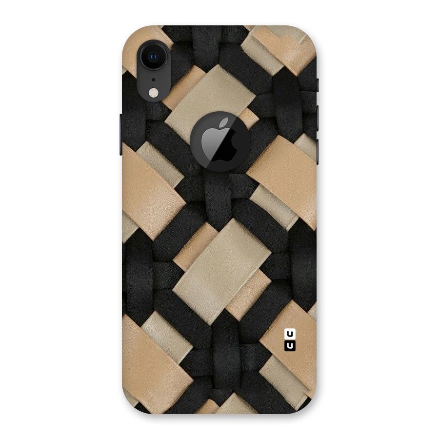 Shade Thread Back Case for iPhone XR Logo Cut