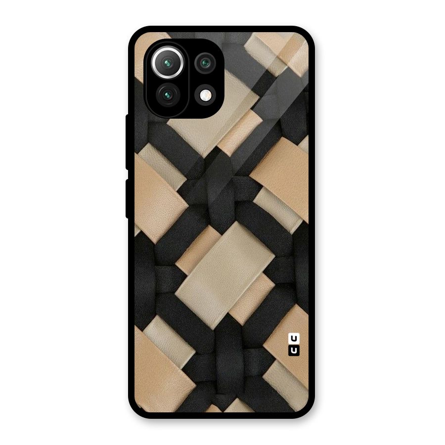 Shade Thread Glass Back Case for Mi 11 Lite