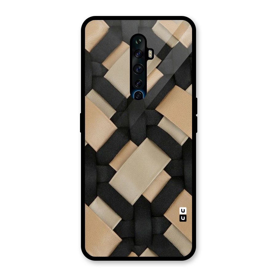 Shade Thread Glass Back Case for Oppo Reno2 F