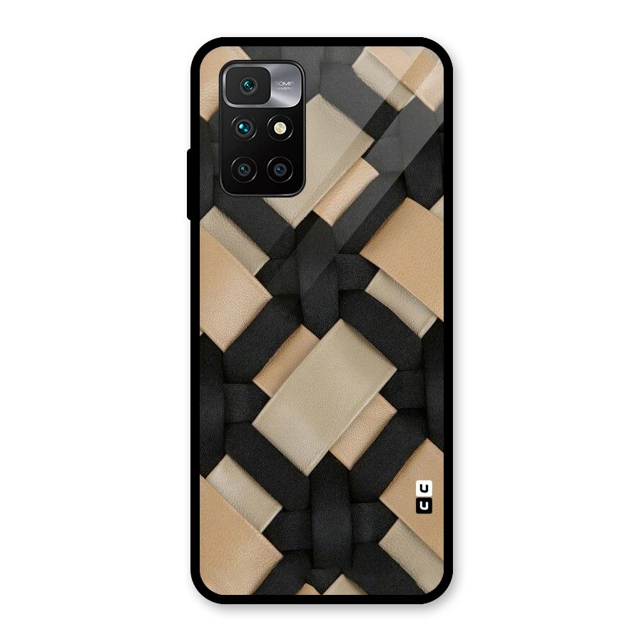 Shade Thread Glass Back Case for Redmi 10 Prime