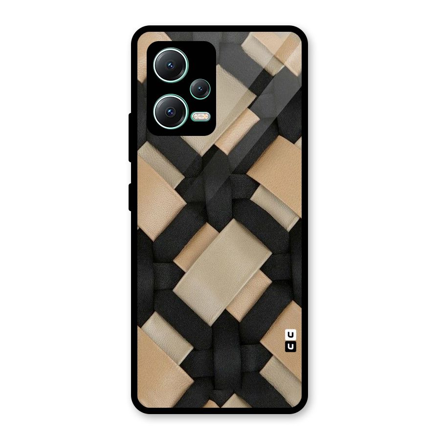 Shade Thread Glass Back Case for Redmi Note 12 5G
