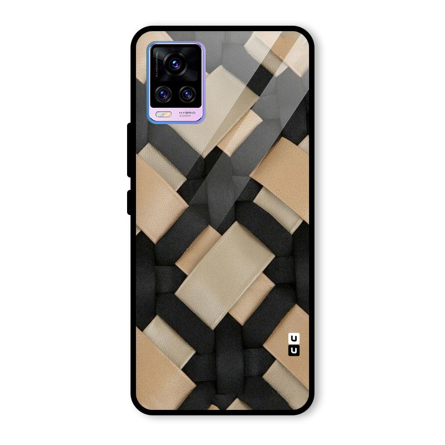 Shade Thread Glass Back Case for Vivo V20 Pro