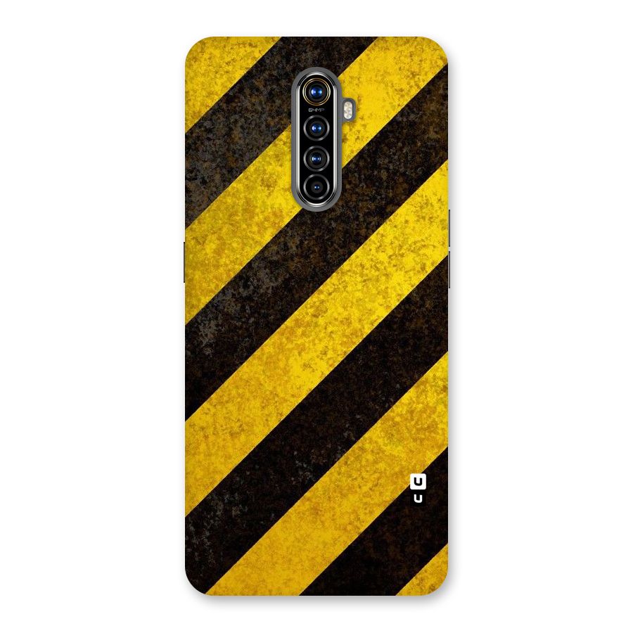 Shaded Yellow Stripes Back Case for Realme X2 Pro
