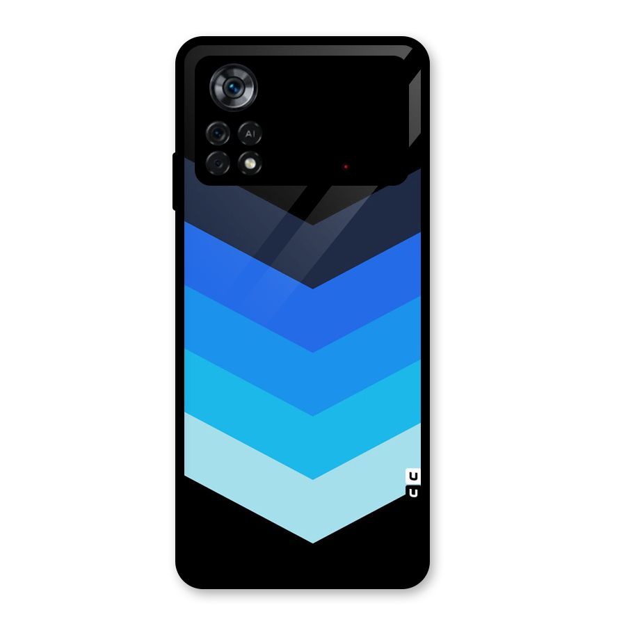 Shades Colors Glass Back Case for Poco X4 Pro 5G