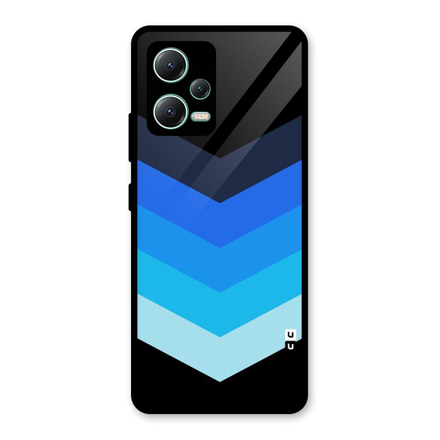Shades Colors Glass Back Case for Redmi Note 12 5G