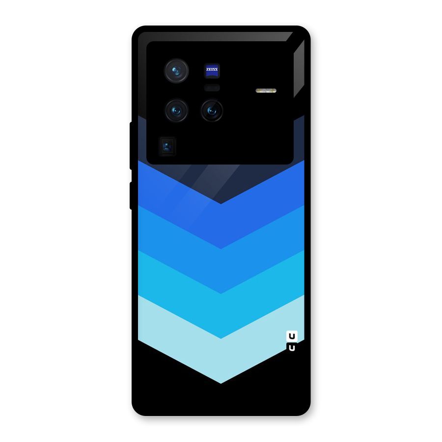 Shades Colors Glass Back Case for Vivo X80 Pro