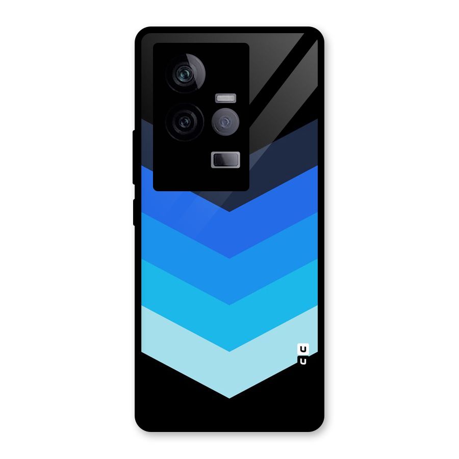Shades Colors Glass Back Case for Vivo iQOO 11 5G