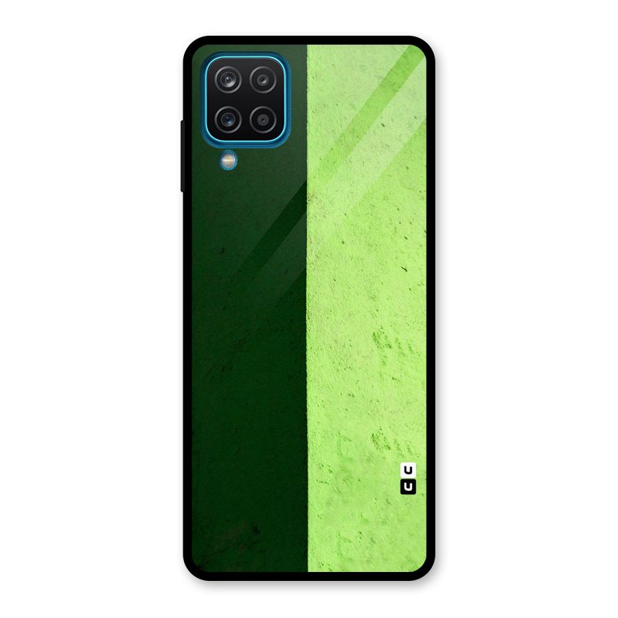 Shades Half Glass Back Case for Galaxy A12
