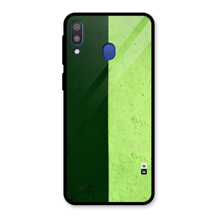 Shades Half Glass Back Case for Galaxy M20