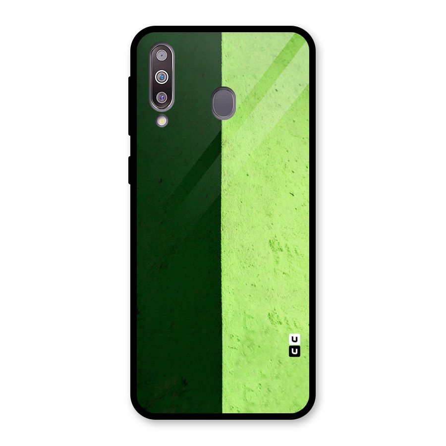 Shades Half Glass Back Case for Galaxy M30