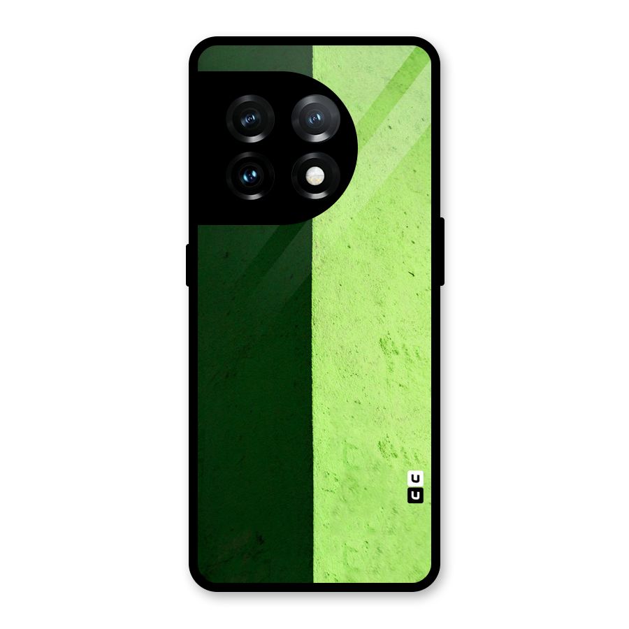 Shades Half Glass Back Case for OnePlus 11