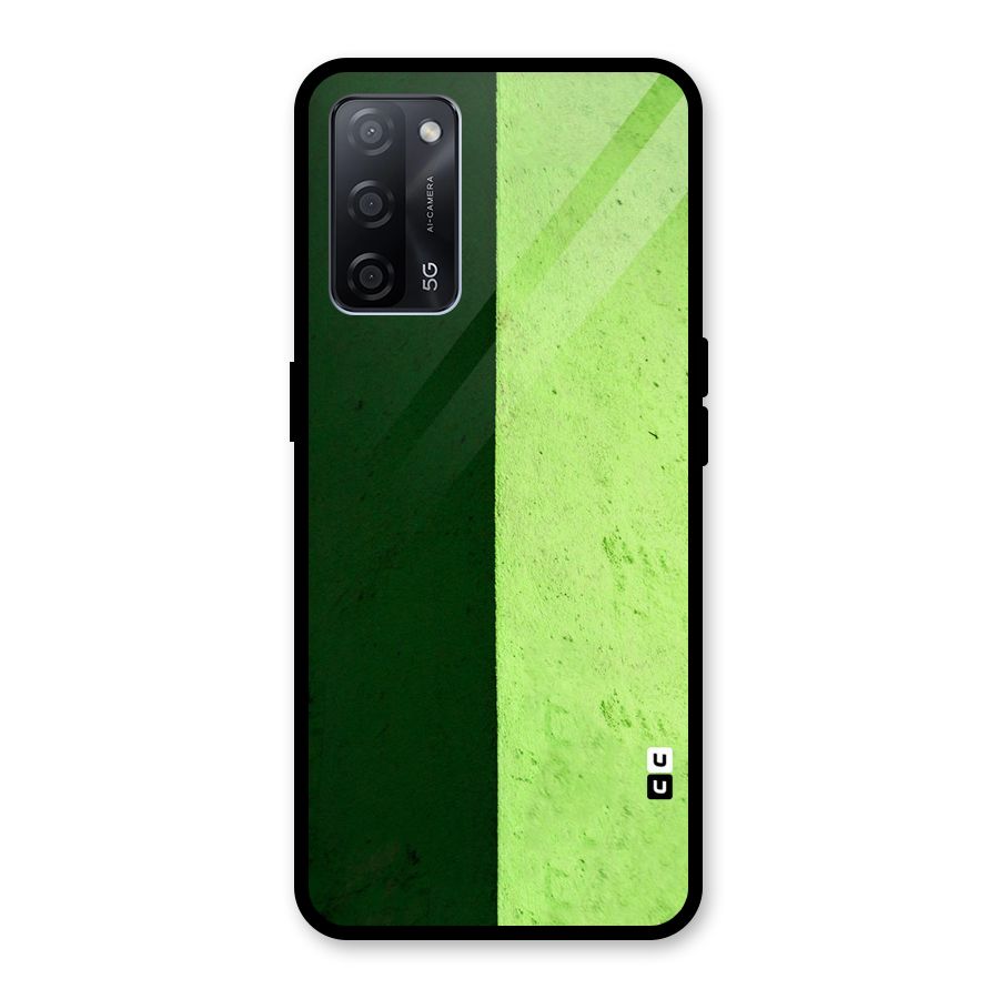 Shades Half Glass Back Case for Oppo A53s 5G