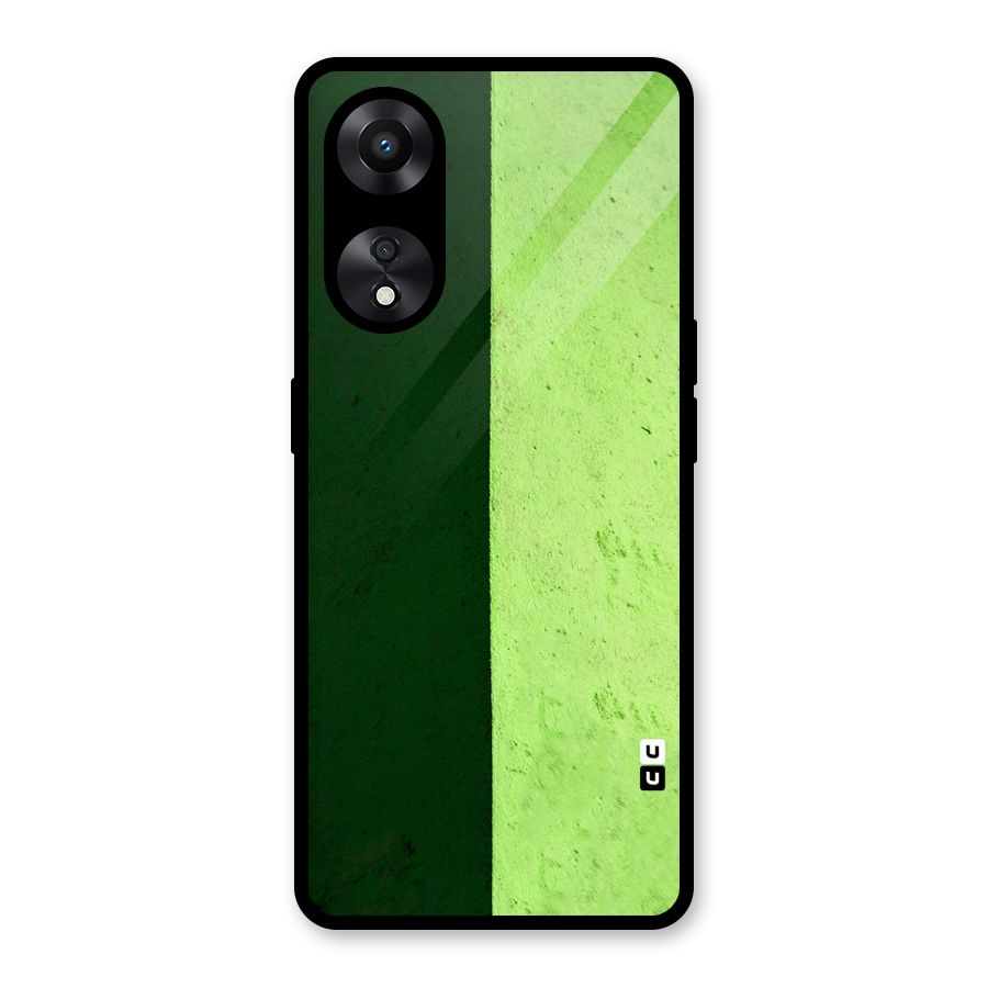 Shades Half Glass Back Case for Oppo A78