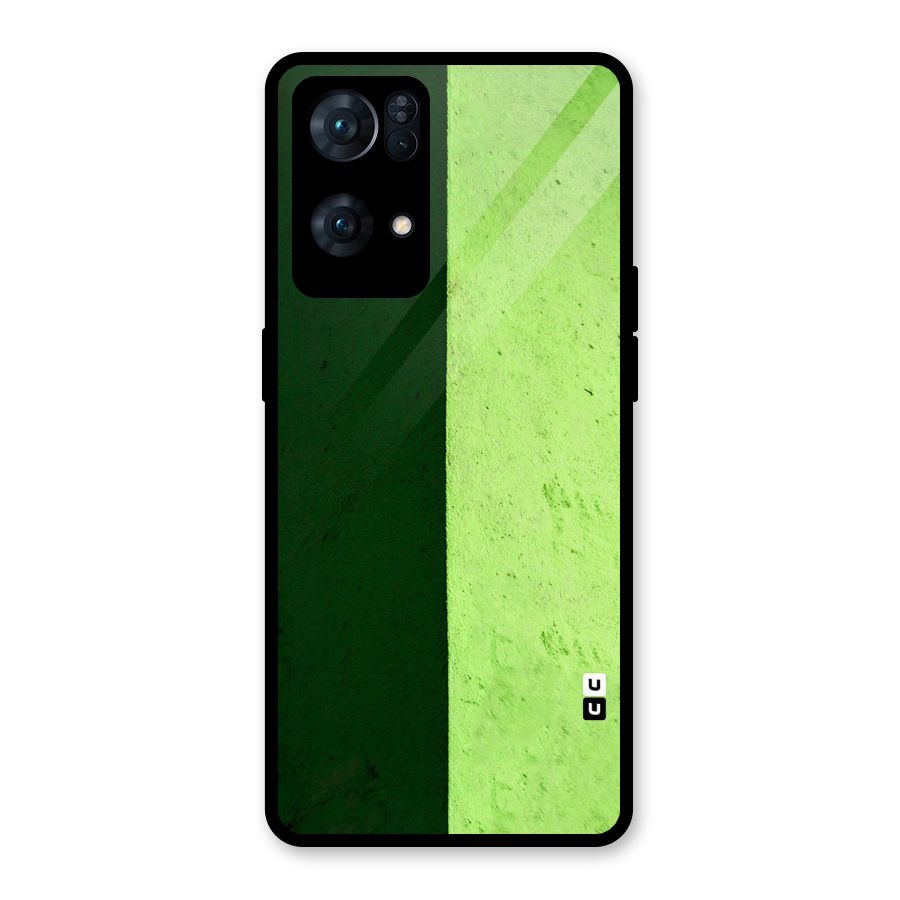 Shades Half Glass Back Case for Oppo Reno7 Pro 5G