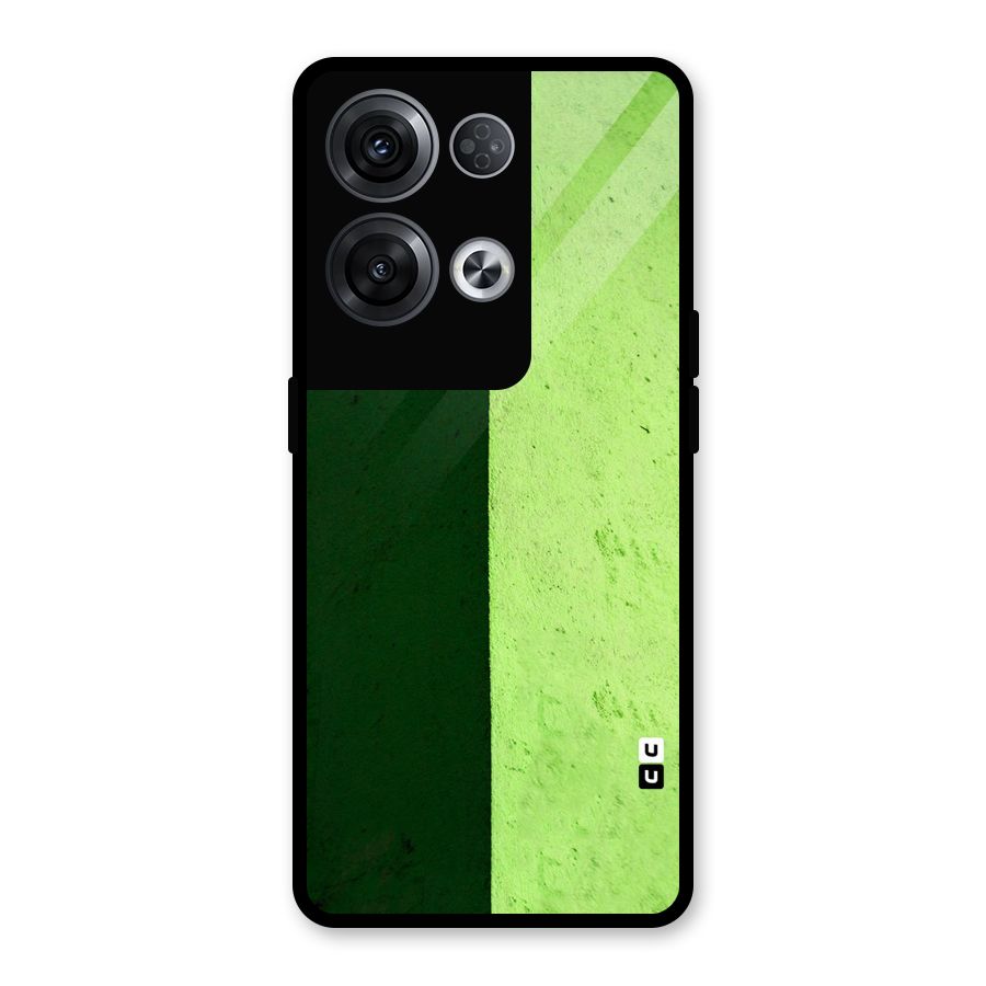 Shades Half Glass Back Case for Oppo Reno8 Pro 5G