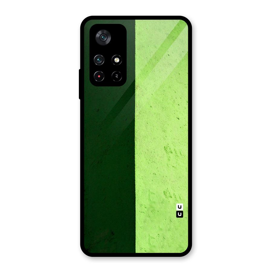 Shades Half Glass Back Case for Poco M4 Pro 5G