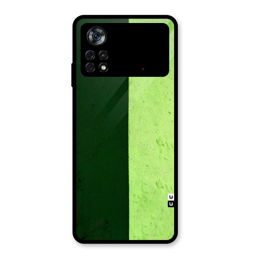 Shades Half Glass Back Case for Poco X4 Pro 5G