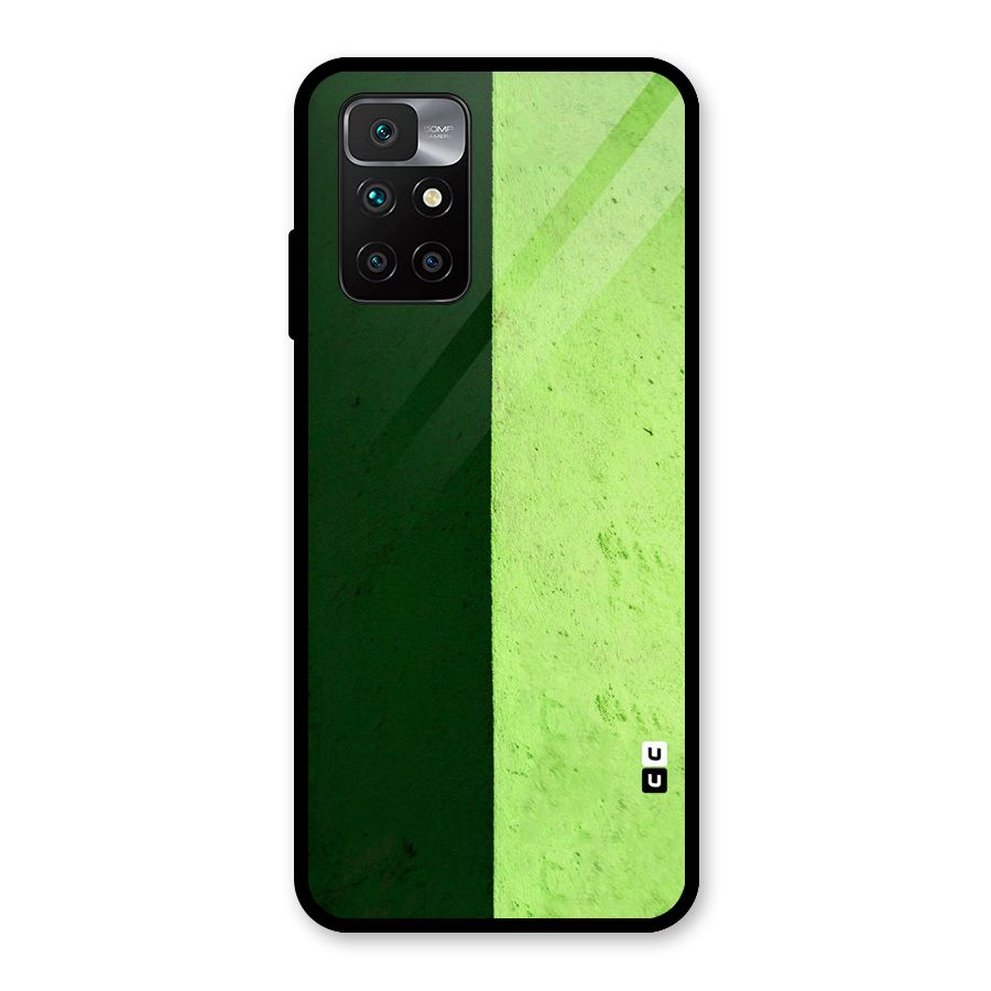 Shades Half Glass Back Case for Redmi 10 Prime