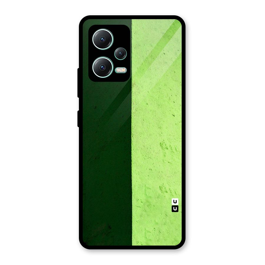 Shades Half Glass Back Case for Redmi Note 12 5G