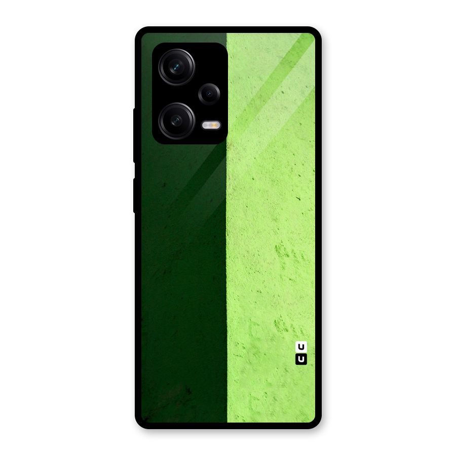 Shades Half Glass Back Case for Redmi Note 12 Pro