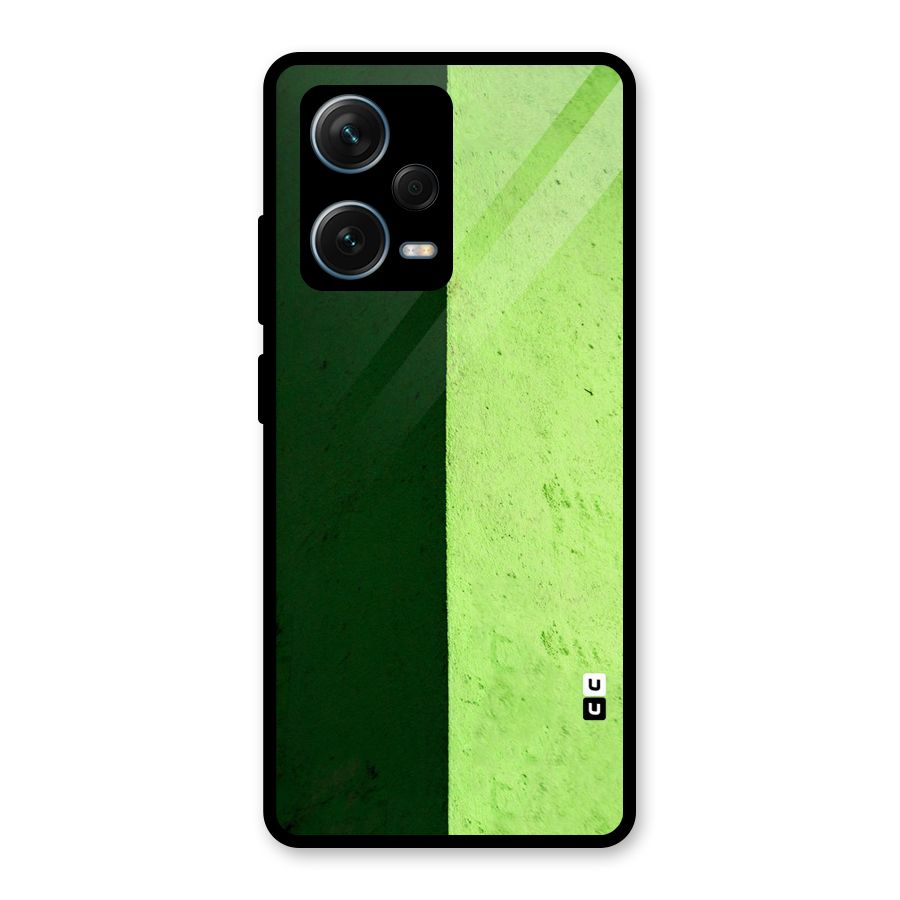 Shades Half Glass Back Case for Redmi Note 12 Pro Plus 5G