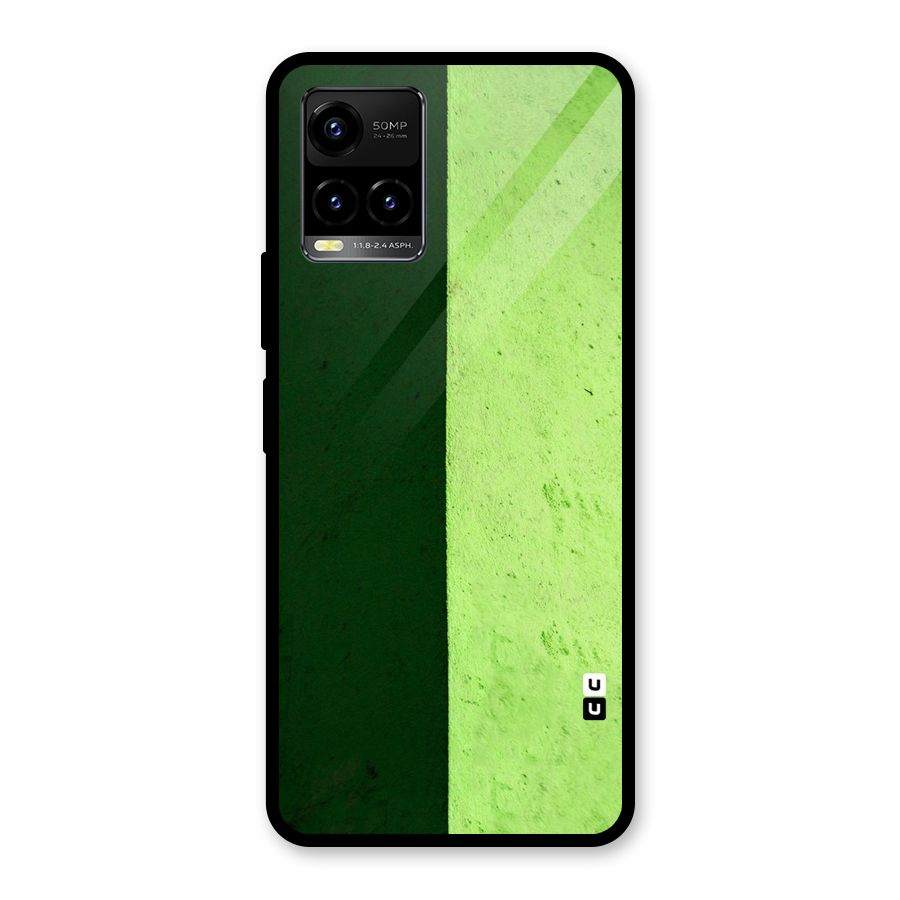 Shades Half Glass Back Case for Vivo Y21T