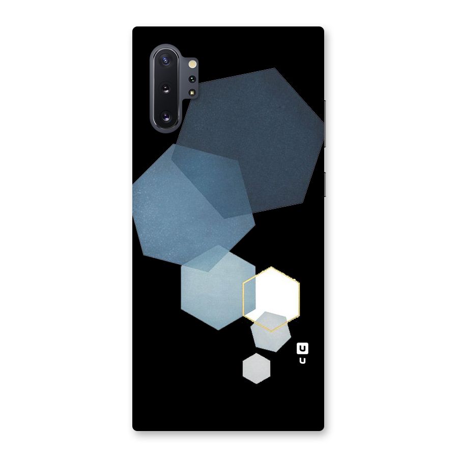 Shades Of Blue Shapes Back Case for Galaxy Note 10 Plus