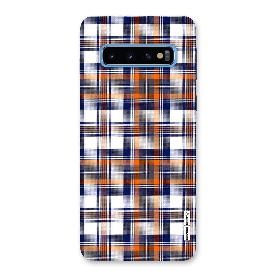 Shades Of Check Back Case for Galaxy S10