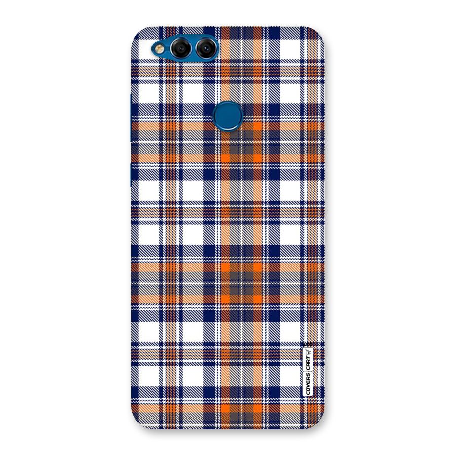 Shades Of Check Back Case for Honor 7X