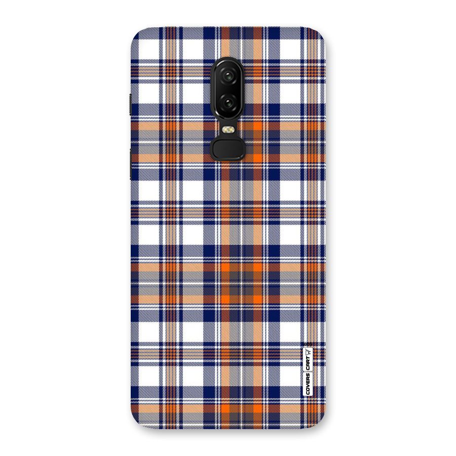 Shades Of Check Back Case for OnePlus 6