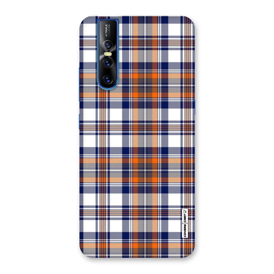 Shades Of Check Back Case for Vivo V15 Pro