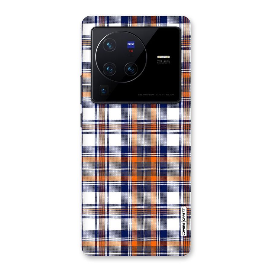 Shades Of Check Back Case for Vivo X80 Pro