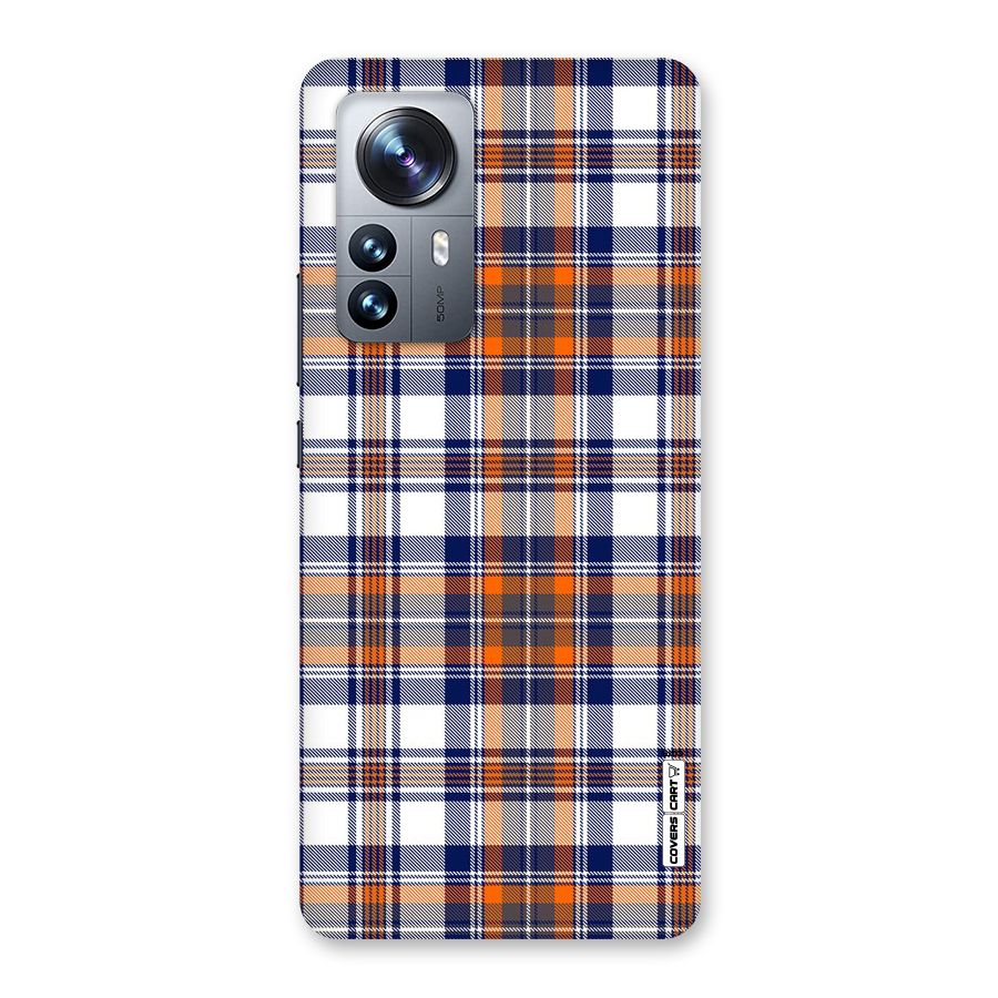 Shades Of Check Back Case for Xiaomi 12 Pro