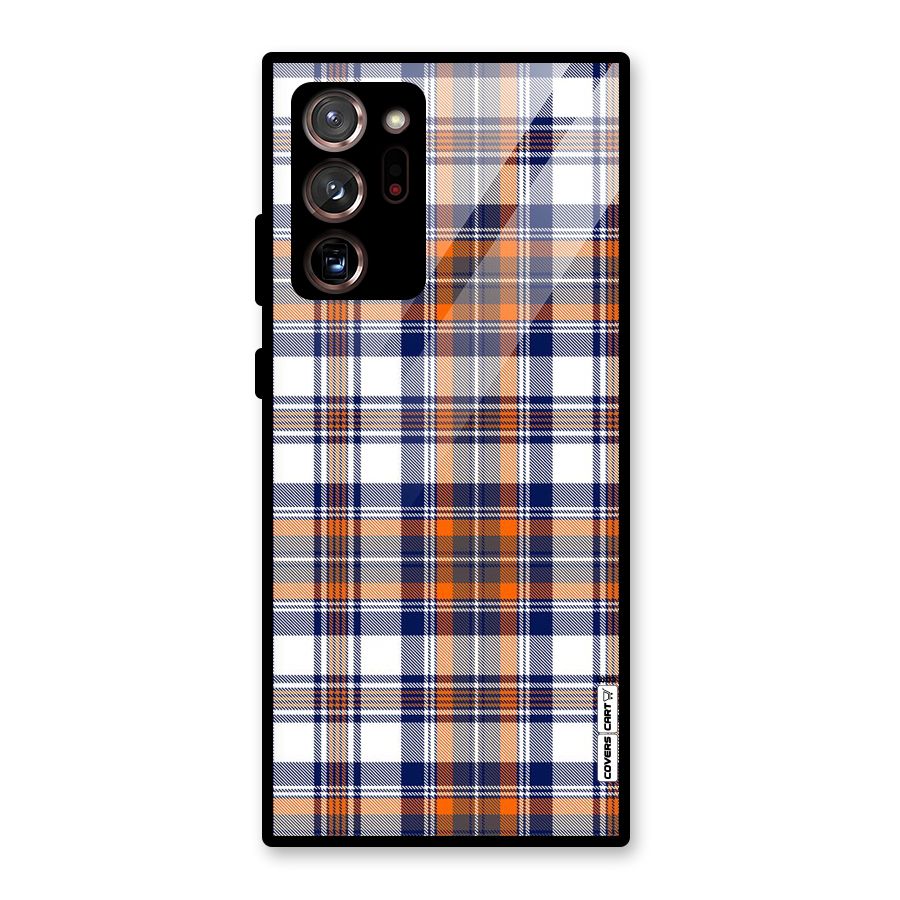 Shades Of Check Glass Back Case for Galaxy Note 20 Ultra 5G