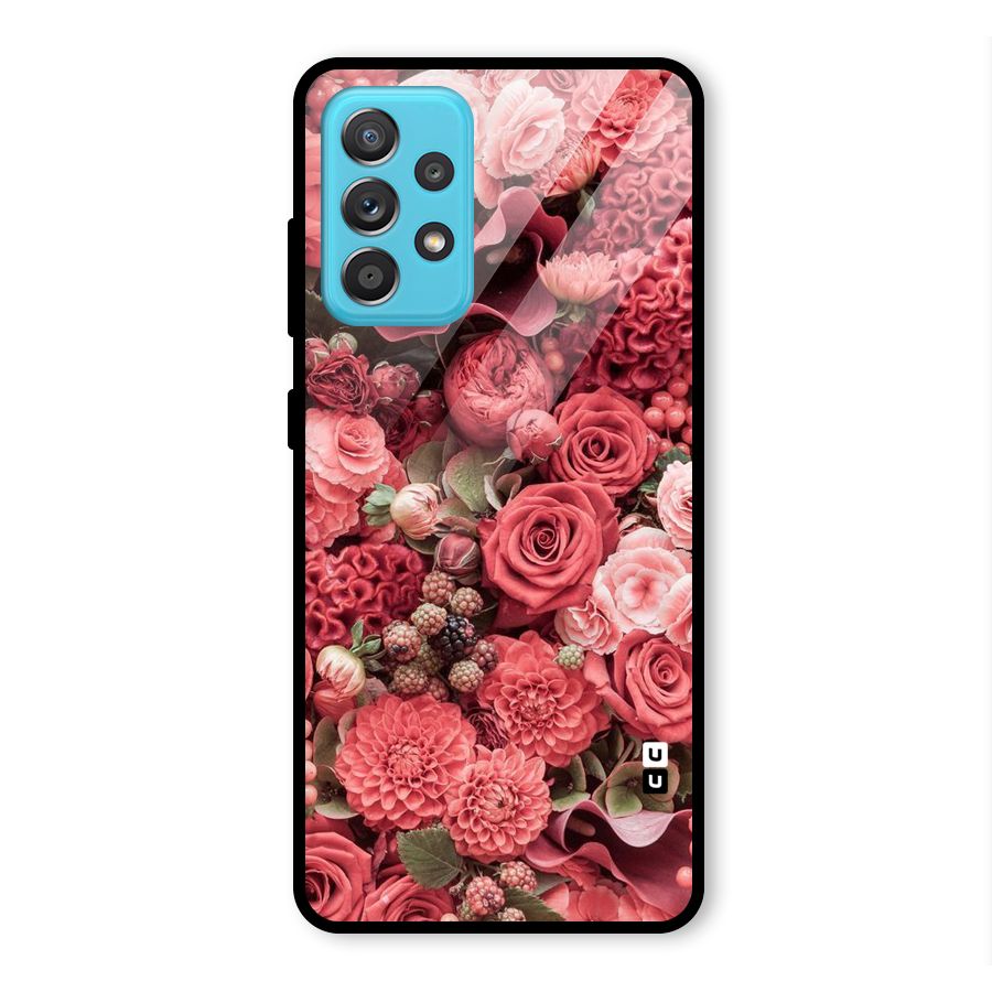 Shades Of Peach Glass Back Case for Galaxy A52