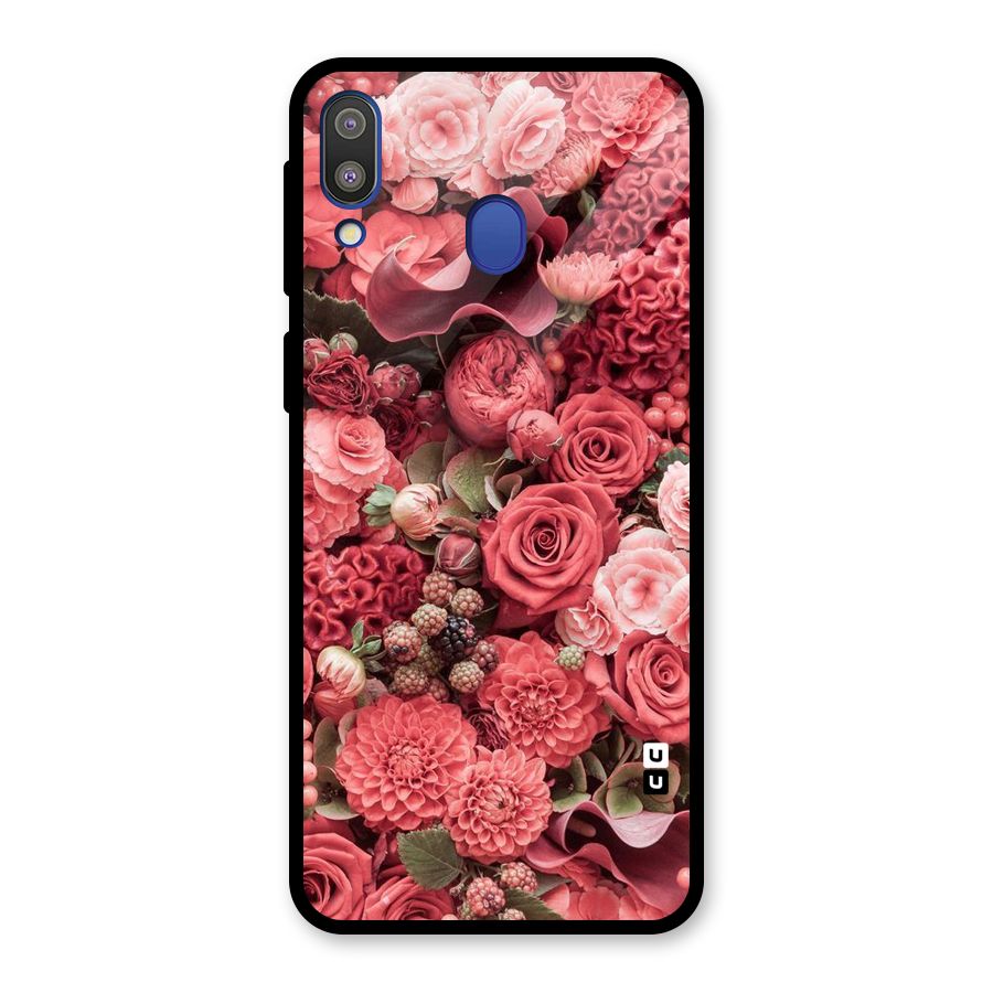 Shades Of Peach Glass Back Case for Galaxy M20