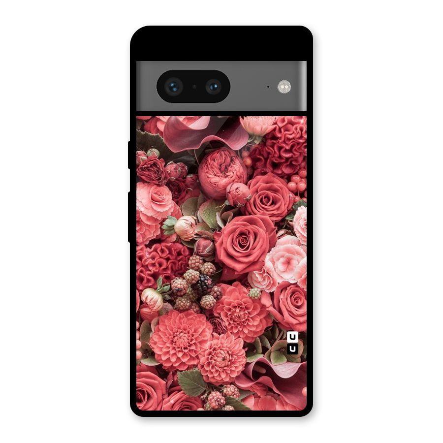 Shades Of Peach Glass Back Case for Google Pixel 7