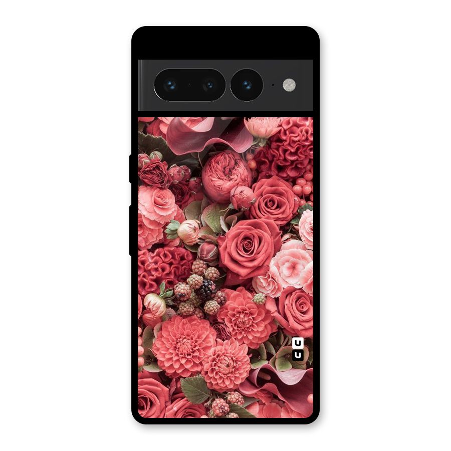 Shades Of Peach Glass Back Case for Google Pixel 7 Pro