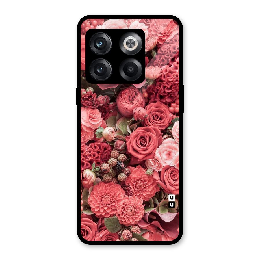 Shades Of Peach Glass Back Case for OnePlus 10T