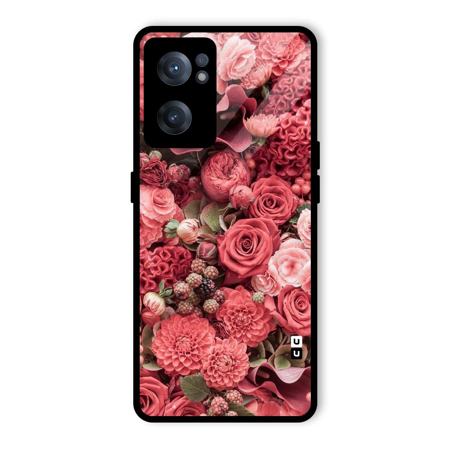 Shades Of Peach Glass Back Case for OnePlus Nord CE 2 5G