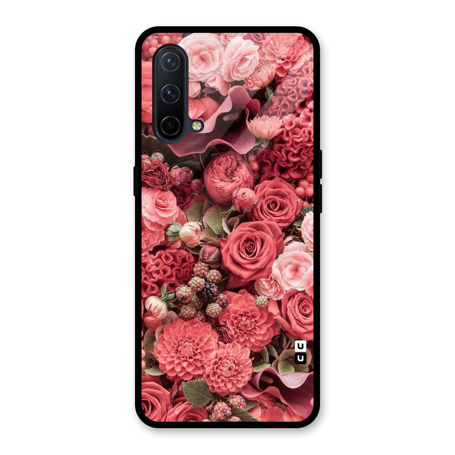 Shades Of Peach Glass Back Case for OnePlus Nord CE 5G