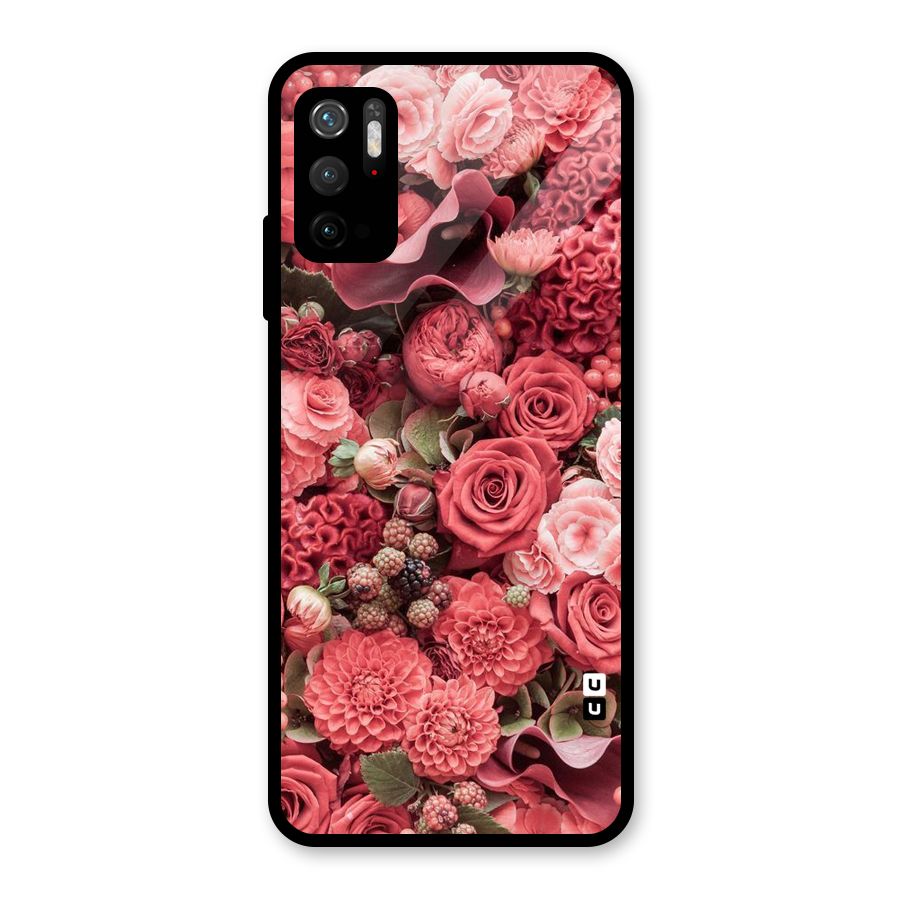 Shades Of Peach Glass Back Case for Poco M3 Pro 5G