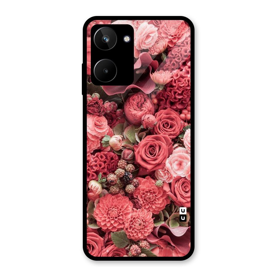 Shades Of Peach Glass Back Case for Realme 10
