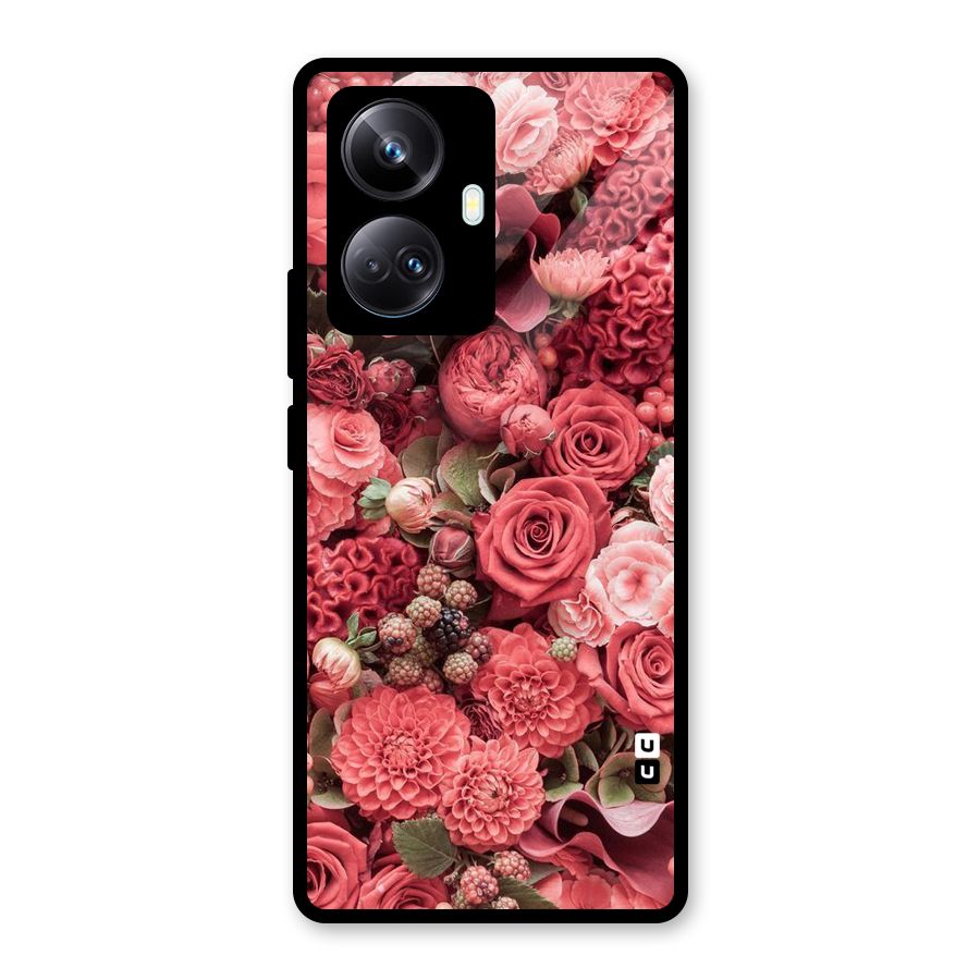 Shades Of Peach Glass Back Case for Realme 10 Pro Plus