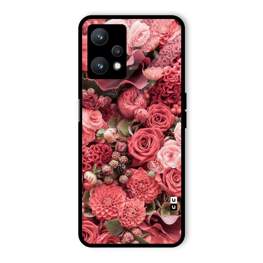 Shades Of Peach Glass Back Case for Realme 9 Pro 5G
