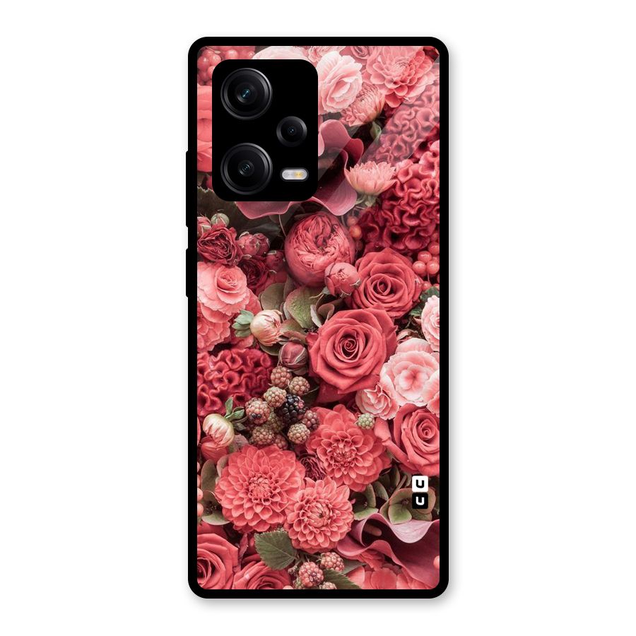 Shades Of Peach Glass Back Case for Redmi Note 12 Pro