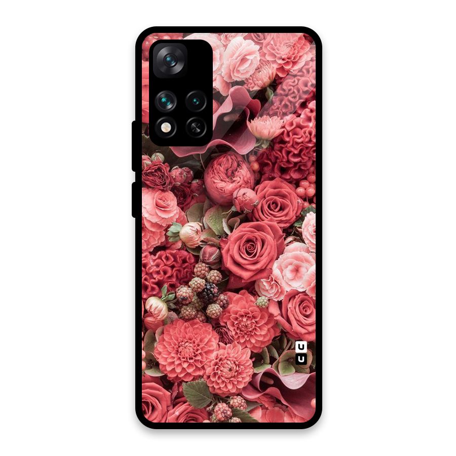 Shades Of Peach Glass Back Case for Xiaomi 11i HyperCharge 5G