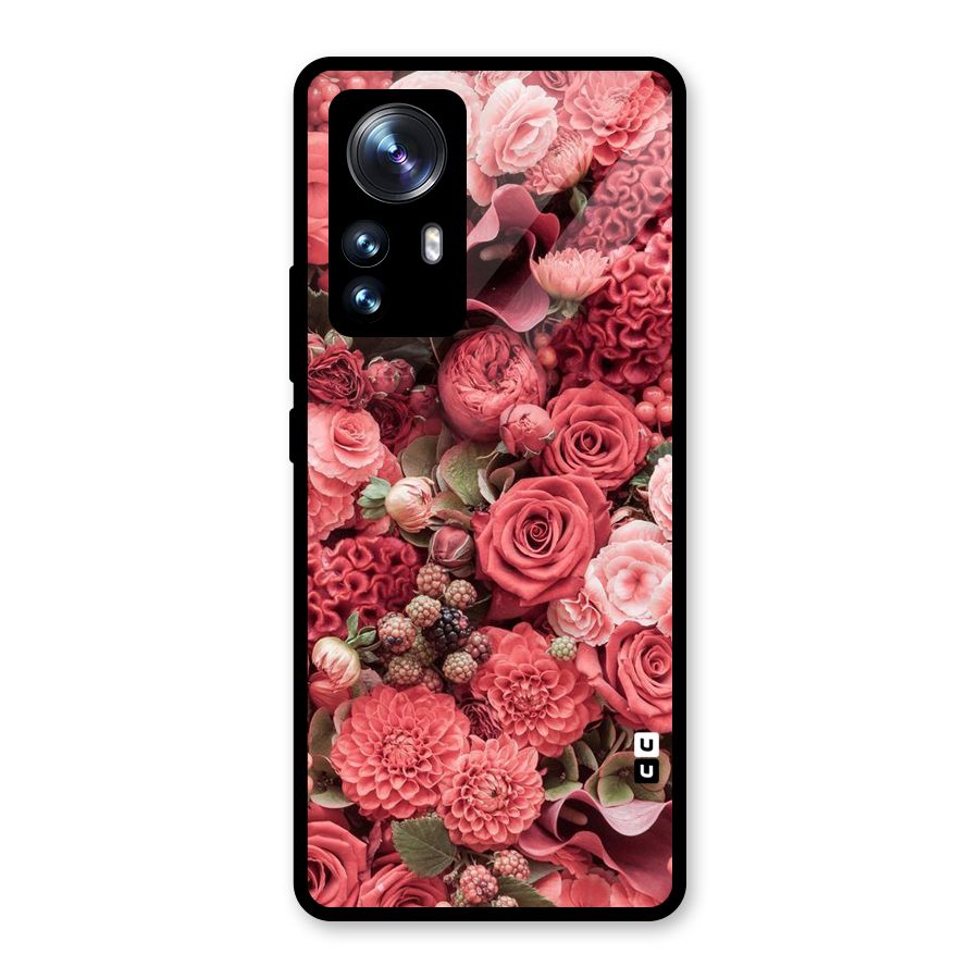 Shades Of Peach Glass Back Case for Xiaomi 12 Pro